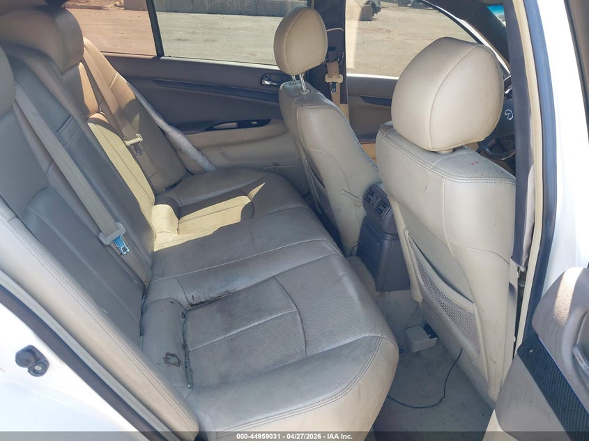 2009 Infiniti G VIN JNKCV61F49M050375 IAAI salvage auction — FRONT & REAR, Mv-907A (New York), sold $400 on 2026-07-14 (photo 8)