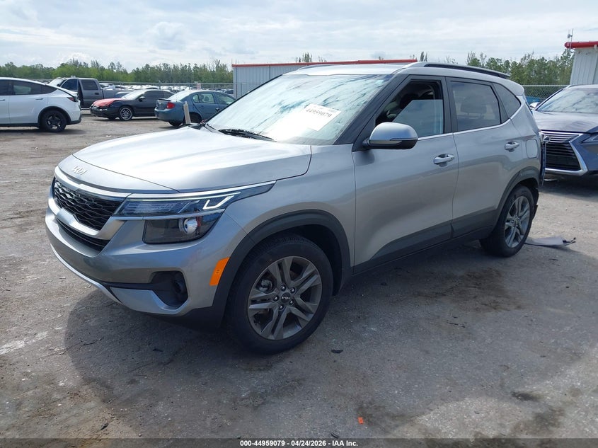 2023 Kia Seltos VIN KNDEU2AA0P7452903 IAAI salvage auction — REAR END, Rebuildable (Florida), sold $6,650 on 2026-07-13 (photo 2)