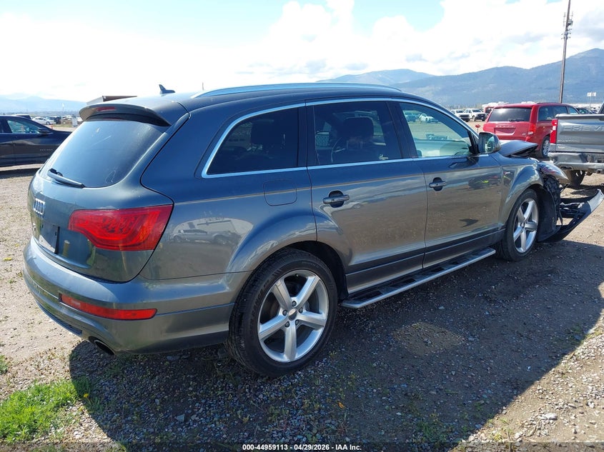 2011 Audi Q7 VIN WA1DGAFE0BD004402 IAAI salvage auction — FRONT END, Clear (Montana), sold $400 on 2026-07-15 (photo 4)