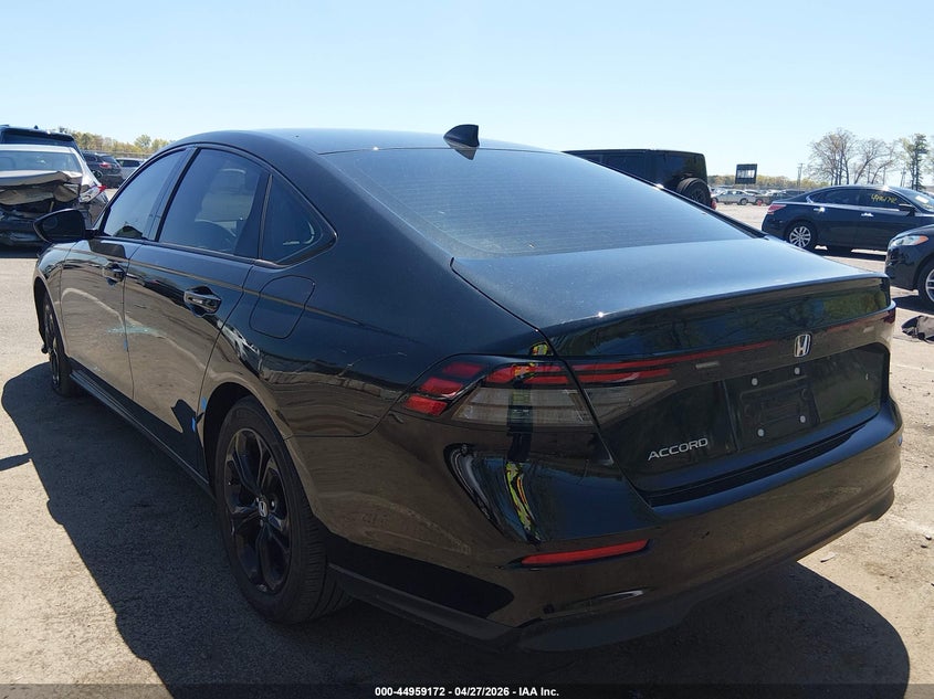 2025 Honda Accord VIN 1HGCY1F46SA055203 IAAI salvage auction — LEFT & RIGHT, Salvage (New Jersey), sold $11,500 on 2026-07-31 (photo 3)