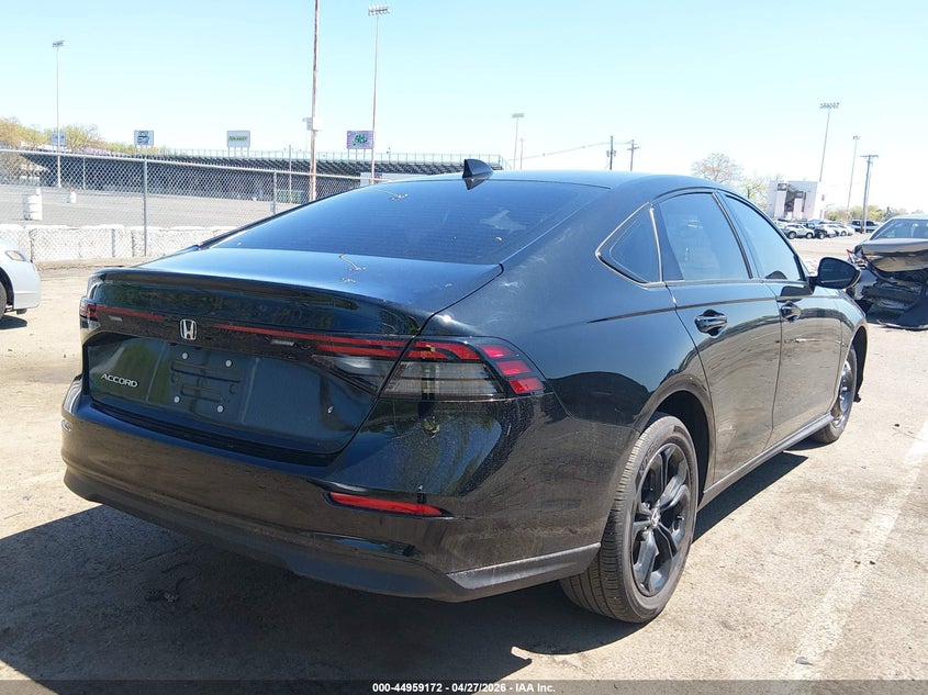 2025 Honda Accord VIN 1HGCY1F46SA055203 IAAI salvage auction — LEFT & RIGHT, Salvage (New Jersey), sold $11,500 on 2026-07-31 (photo 4)