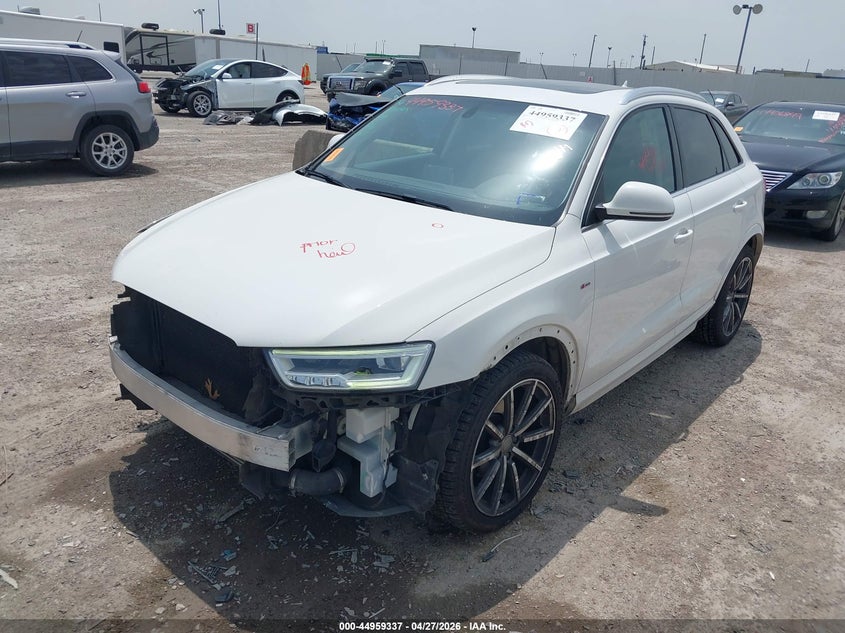 2018 Audi Q3 VIN WA1HCCFS0JR008580 IAAI salvage auction — FRONT END, Original (Texas), sold $4,000 on 2026-07-15 (photo 2)