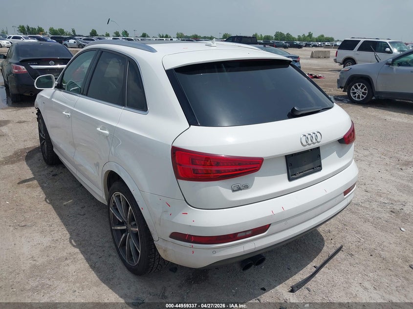 2018 Audi Q3 VIN WA1HCCFS0JR008580 IAAI salvage auction — FRONT END, Original (Texas), sold $4,000 on 2026-07-15 (photo 3)