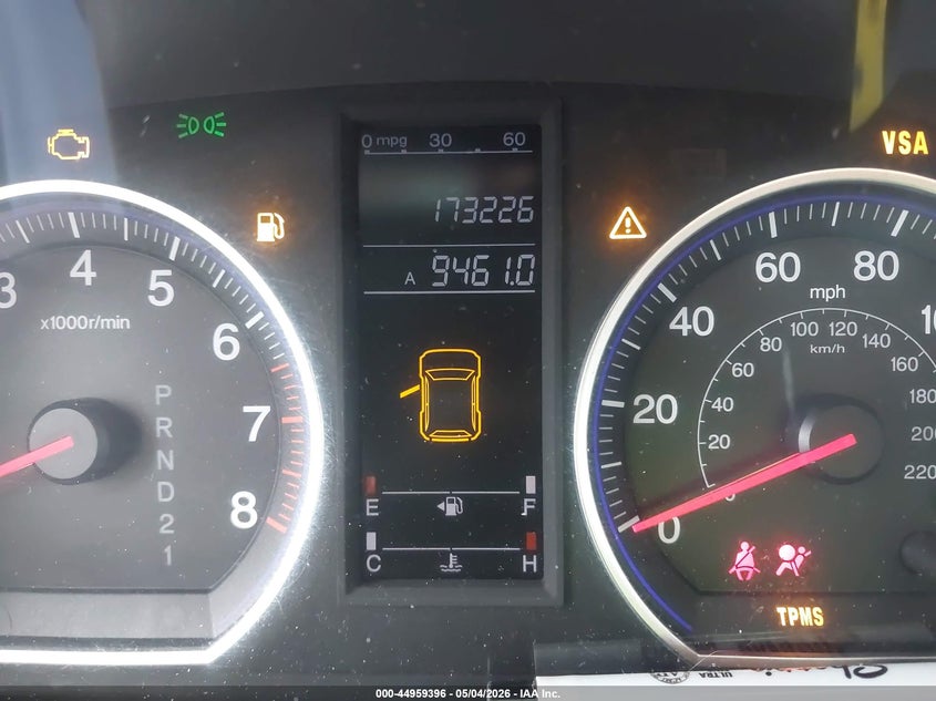 2008 Honda Cr-v VIN JHLRE48568C024882 IAAI salvage auction — FRONT END, Salvage Certificate (California), sold $275 on 2026-07-24 (photo 7)