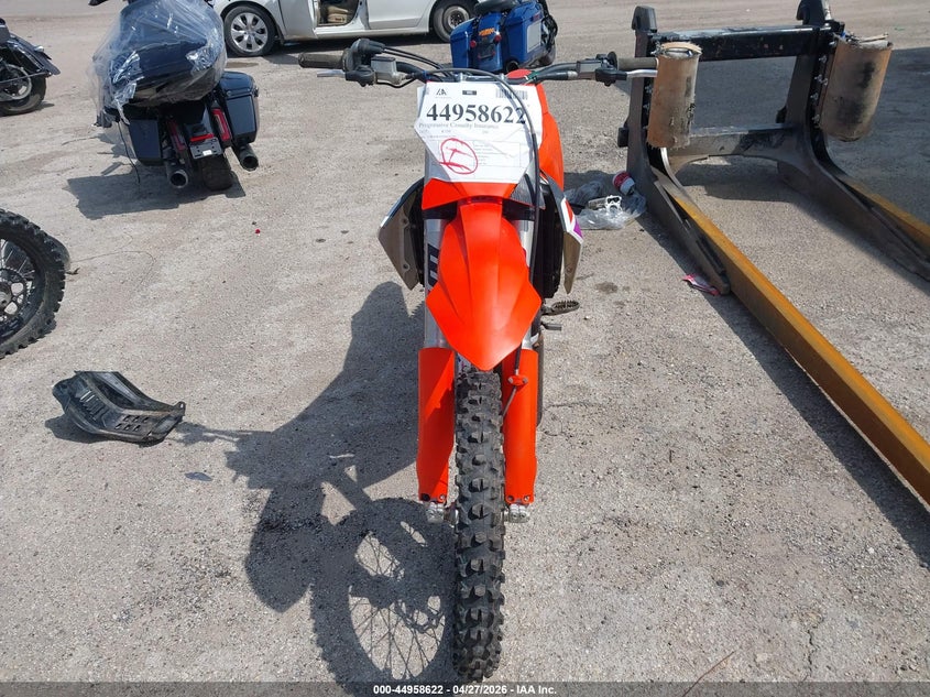 2025 Ktm 250 VIN VBKSXK433SM154295 IAAI salvage auction — THEFT, Original (Texas), sold $250 on 2026-07-29 (photo 5)