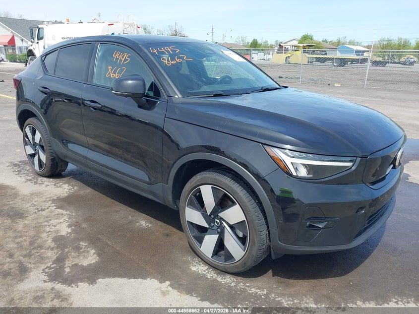 2024 Volvo C40 VIN YV4ER3GL0R2107416 IAAI salvage auction — HAIL, Salvage Title, sold $12,400 on 2026-07-28 (photo 1)