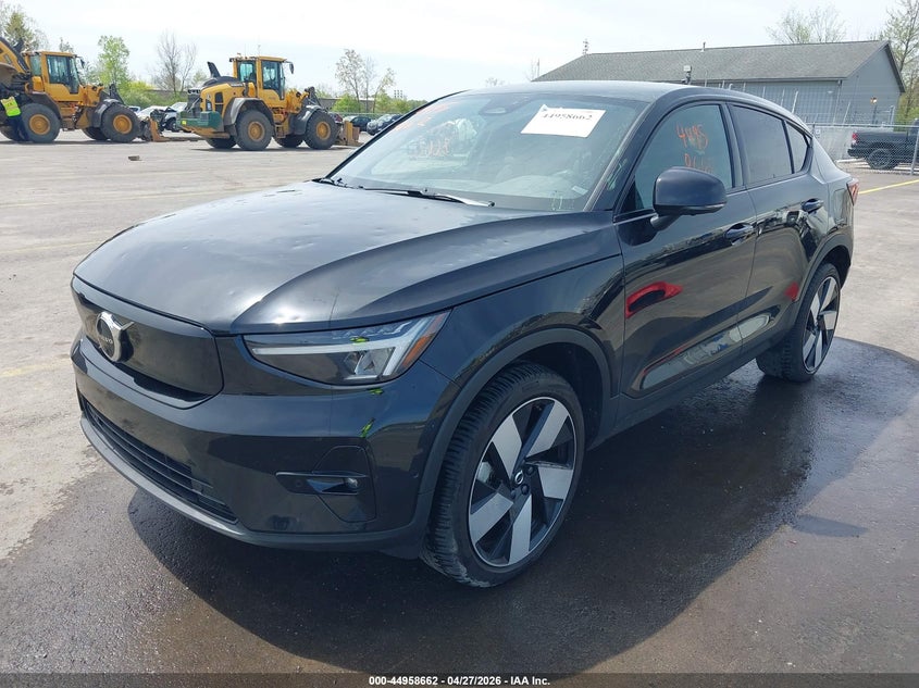 2024 Volvo C40 VIN YV4ER3GL0R2107416 IAAI salvage auction — HAIL, Salvage Title, sold $12,400 on 2026-07-28 (photo 2)