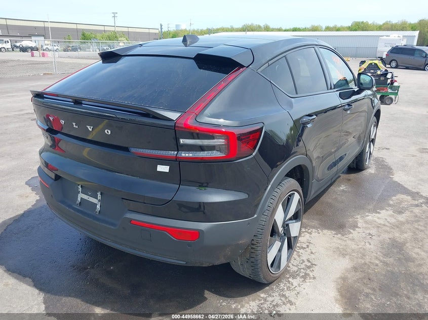 2024 Volvo C40 VIN YV4ER3GL0R2107416 IAAI salvage auction — HAIL, Salvage Title, sold $12,300 on 2026-07-24 (photo 4)