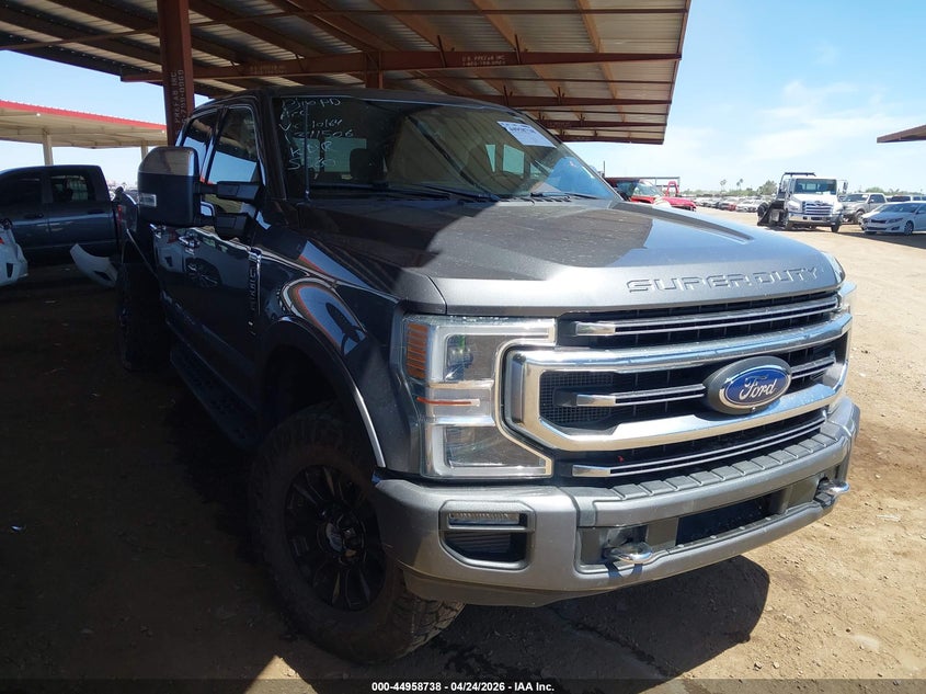 2022 Ford F250 VIN 1FT7W2BN5NEG10164 IAAI salvage auction — REAR END, Salvage (Arizona), sold $20,800 on 2026-08-01 (photo 1)