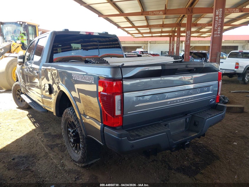 2022 Ford F250 VIN 1FT7W2BN5NEG10164 IAAI salvage auction — REAR END, Salvage (Arizona), sold $20,800 on 2026-08-01 (photo 3)