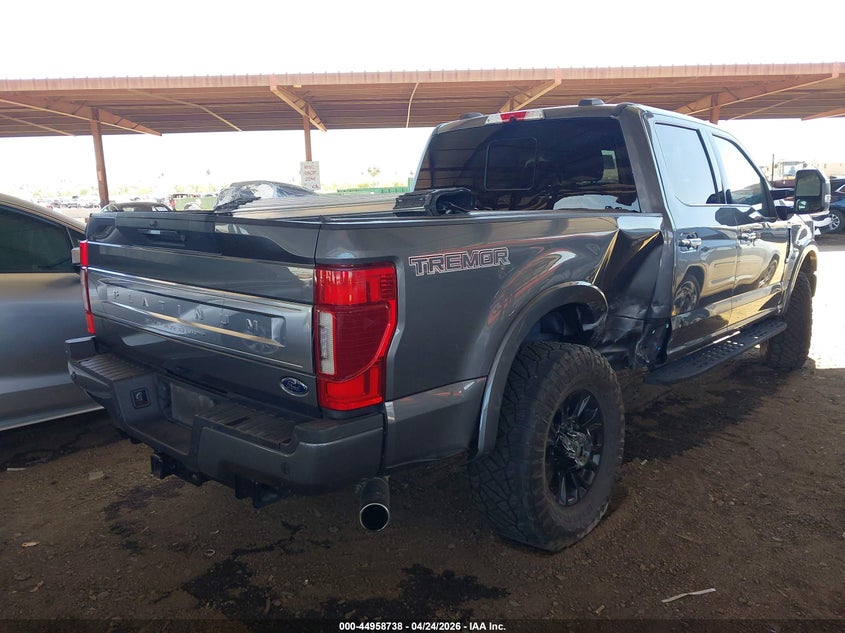 2022 Ford F250 VIN 1FT7W2BN5NEG10164 IAAI salvage auction — REAR END, Salvage (Arizona), sold $20,800 on 2026-08-01 (photo 4)
