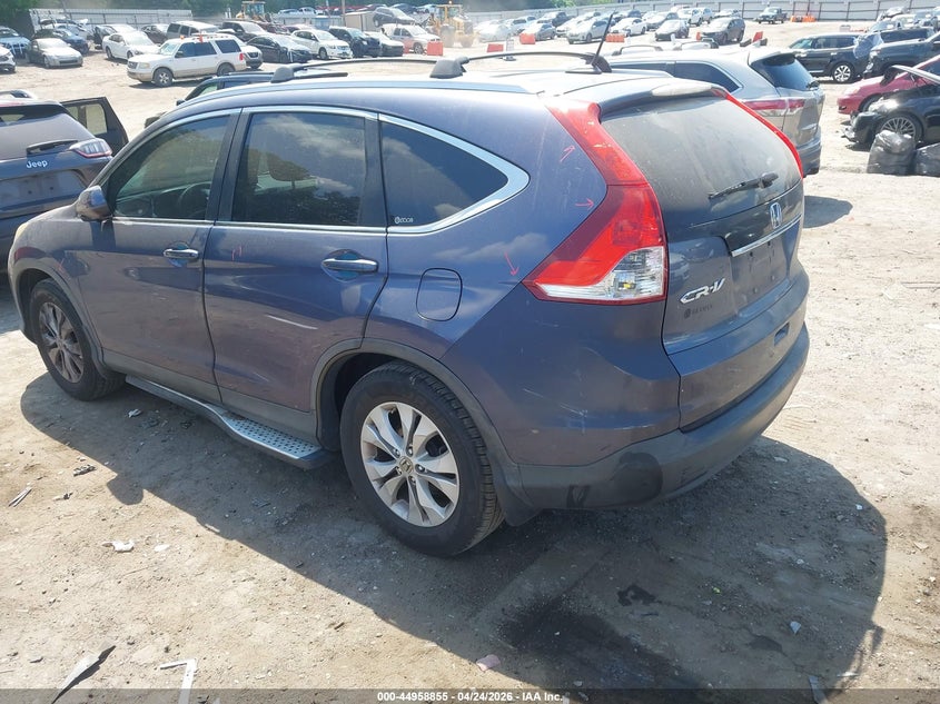 2012 Honda Cr-v VIN 5J6RM3H73CL004555 IAAI salvage auction — FRONT & REAR, Salvage Title, sold $2,350 on 2026-07-18 (photo 3)