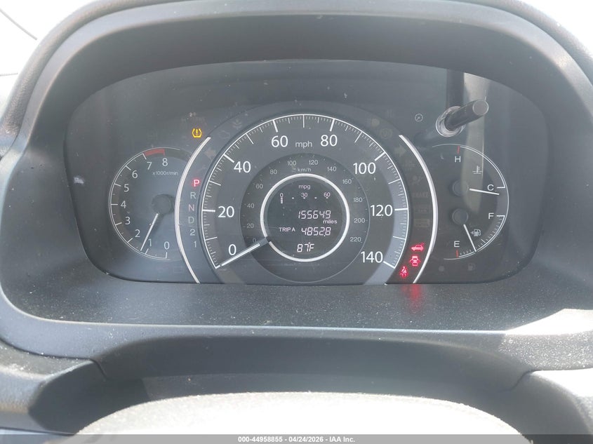 2012 Honda Cr-v VIN 5J6RM3H73CL004555 IAAI salvage auction — FRONT & REAR, Salvage Title, sold $2,350 on 2026-07-18 (photo 7)