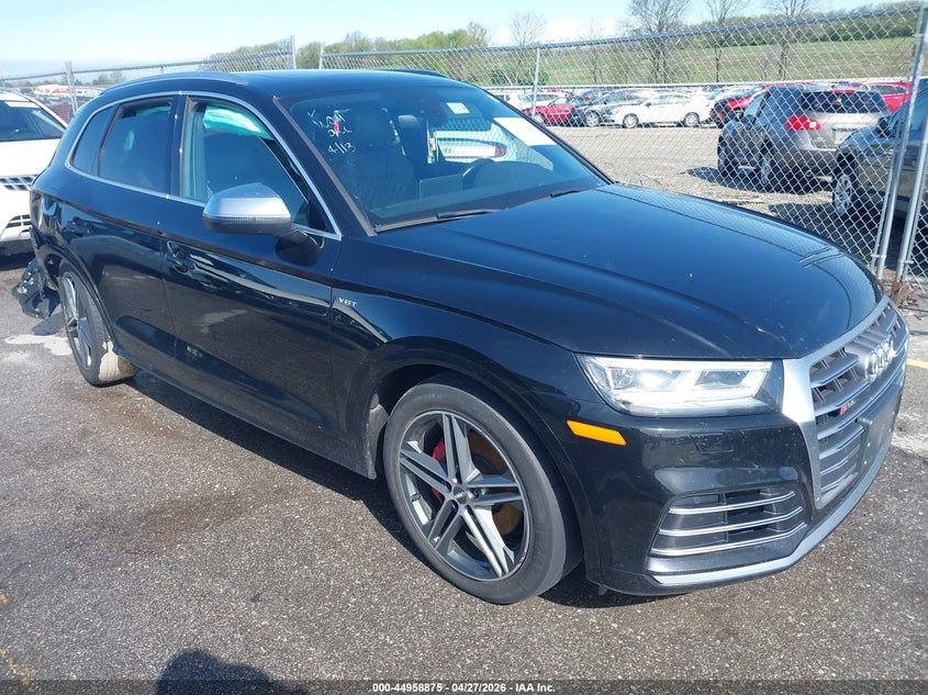 2018 Audi Sq5 VIN WA1A4AFY2J2025249 IAAI salvage auction — RIGHT REAR, Salvage Title, sold $9,175 on 2026-07-14 (photo 1)