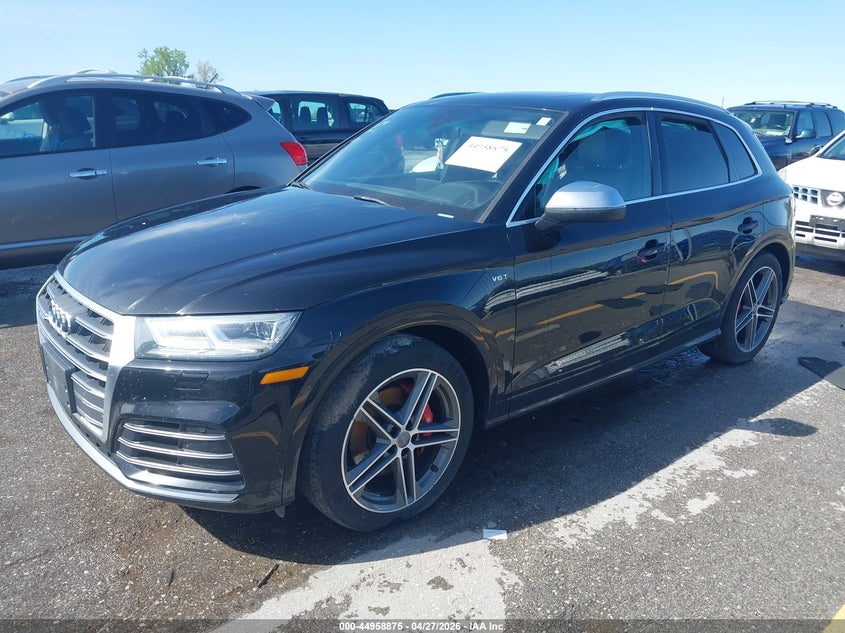 2018 Audi Sq5 VIN WA1A4AFY2J2025249 IAAI salvage auction — RIGHT REAR, Salvage Title, sold $9,175 on 2026-07-14 (photo 2)