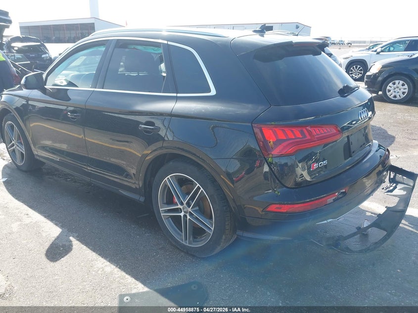 2018 Audi Sq5 VIN WA1A4AFY2J2025249 IAAI salvage auction — RIGHT REAR, Salvage Title, sold $9,175 on 2026-07-14 (photo 3)