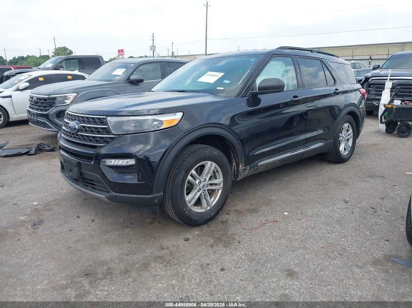 2024 Ford Explorer VIN 1FMSK7DH0RGA87829 IAAI salvage auction — RIGHT SIDE, Original (Texas), sold $9,600 on 2026-07-29 (photo 2)
