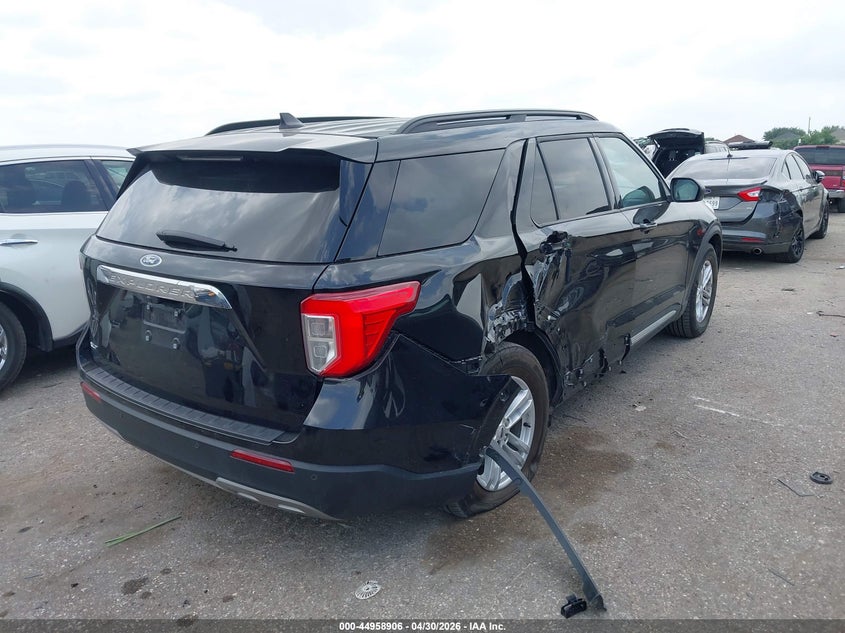 2024 Ford Explorer VIN 1FMSK7DH0RGA87829 IAAI salvage auction — RIGHT SIDE, Original (Texas), sold $9,600 on 2026-07-29 (photo 4)