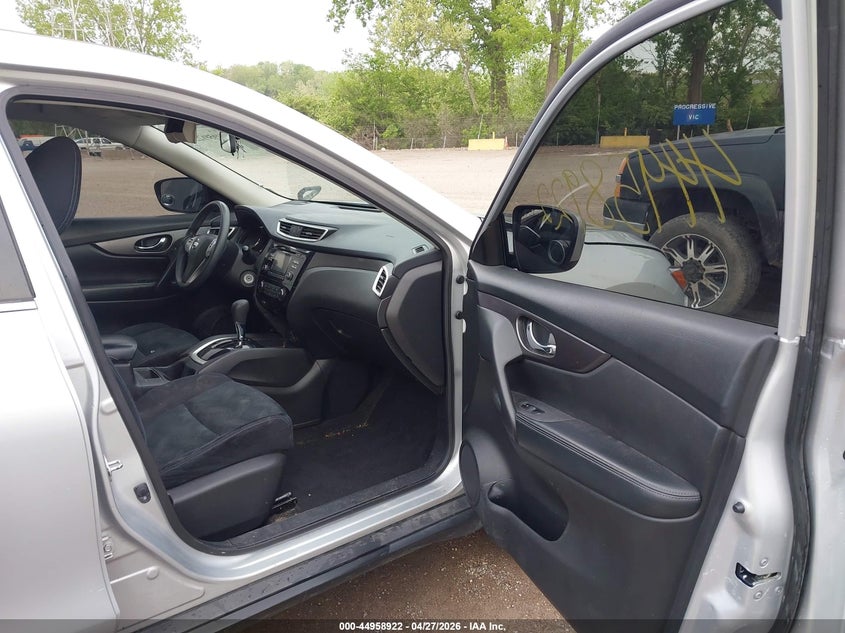 2016 Nissan Rogue VIN JN8AT2MV4GW137502 IAAI salvage auction — LEFT FRONT, Clear (Indiana), sold $875 on 2026-07-15 (photo 5)