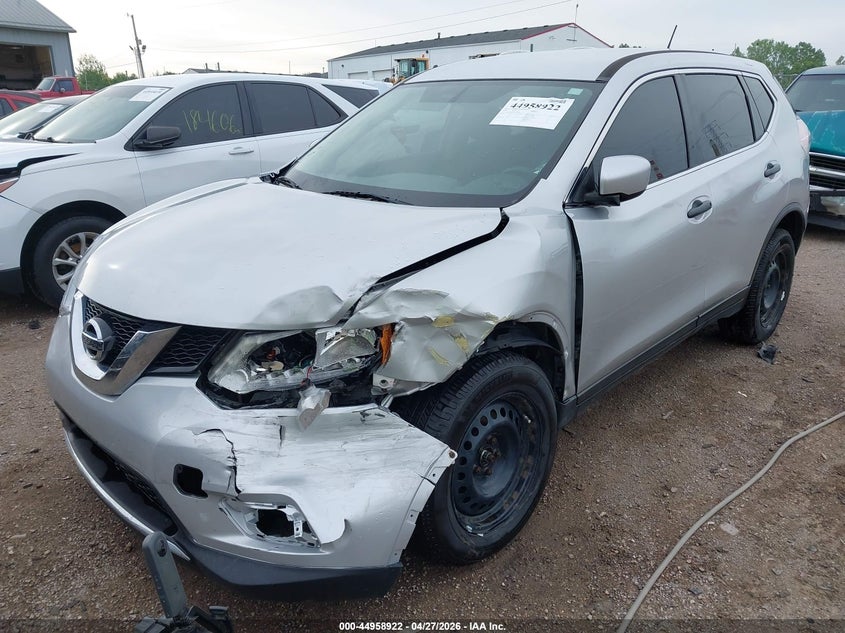 2016 Nissan Rogue VIN JN8AT2MV4GW137502 IAAI salvage auction — LEFT FRONT, Clear (Indiana), sold $875 on 2026-07-15 (photo 6)