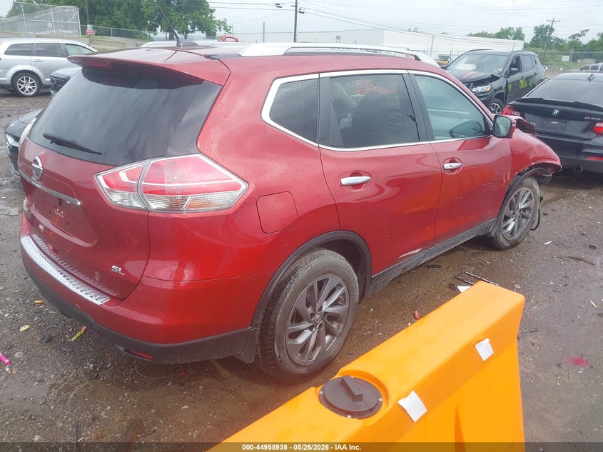 2016 Nissan Rogue VIN 5N1AT2MT2GC776114 IAAI salvage auction — FRONT END, Salvage (Tennessee), sold $1,600 on 2026-07-16 (photo 4)