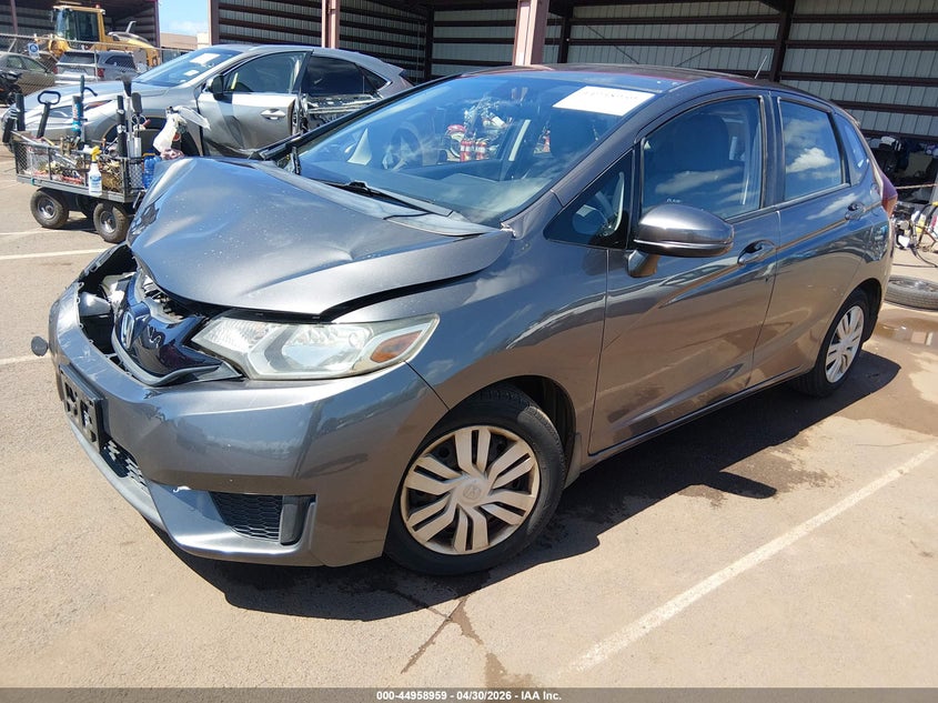 2016 Honda Fit VIN JHMGK5H51GS000480 IAAI salvage auction — RIGHT FRONT, Clear (Hawaii), sold $1,000 on 2026-07-14 (photo 2)