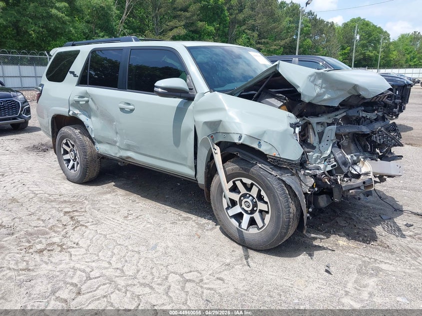 2022 Toyota 4runner VIN JTERU5JRXN6009536 IAAI salvage auction — FRONT END, Salvage (Georgia), sold $9,500 on 2026-07-24 (photo 1)