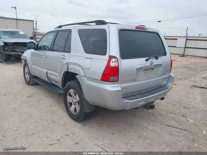 2007 Toyota 4runner VIN JTEZU14R778090443 IAAI salvage auction — LEFT FRONT, Salvage (Texas), sold $500 on 2026-07-30 (photo 3)