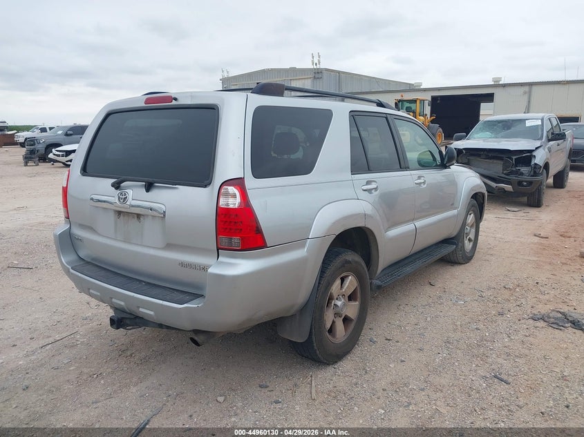 2007 Toyota 4runner VIN JTEZU14R778090443 IAAI salvage auction — LEFT FRONT, Salvage (Texas), sold $500 on 2026-07-30 (photo 4)