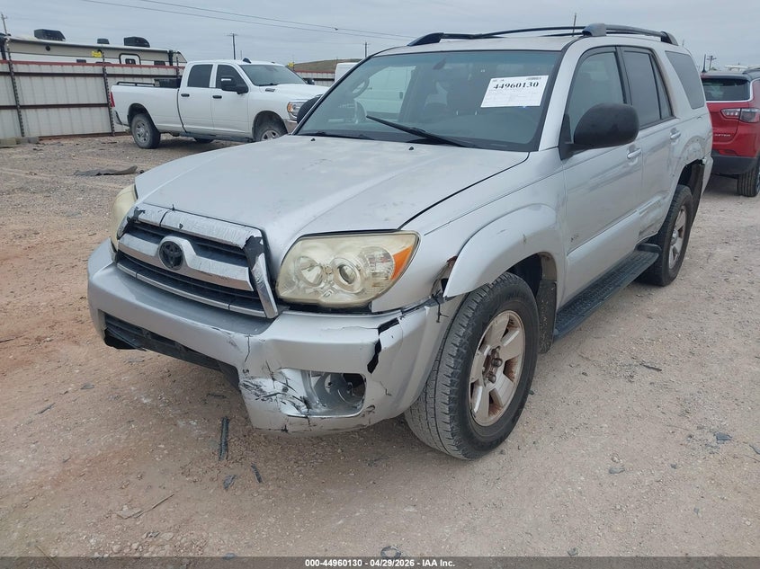 2007 Toyota 4runner VIN JTEZU14R778090443 IAAI salvage auction — LEFT FRONT, Salvage (Texas), sold $500 on 2026-07-30 (photo 6)