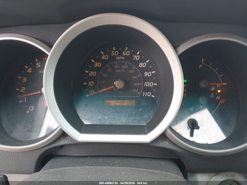 2007 Toyota 4runner VIN JTEZU14R778090443 IAAI salvage auction — LEFT FRONT, Salvage (Texas), sold $500 on 2026-07-30 (photo 7)