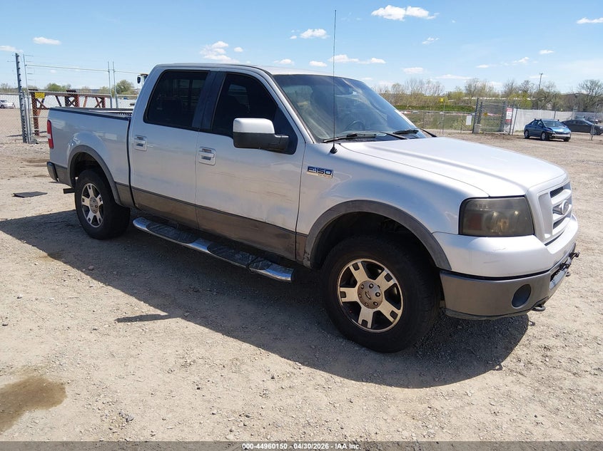 2007 Ford F-150 VIN 1FTPW14V87FB63379 IAAI salvage auction — RIGHT SIDE, Clear (Montana), sold $700 on 2026-07-22 (photo 1)