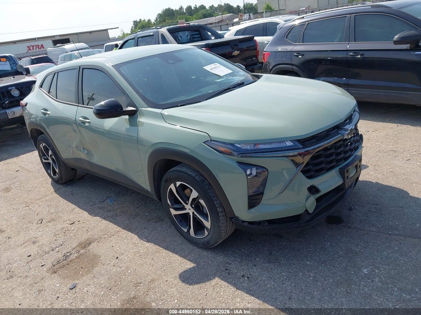 2024 Chevrolet Trax VIN KL77LGE29RC165417 IAAI salvage auction — LEFT FRONT, Original (Texas), sold $4,650 on 2026-07-29 (photo 1)