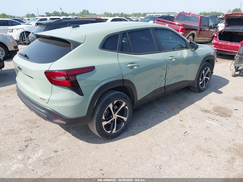 2024 Chevrolet Trax VIN KL77LGE29RC165417 IAAI salvage auction — LEFT FRONT, Original (Texas), sold $4,650 on 2026-07-29 (photo 4)