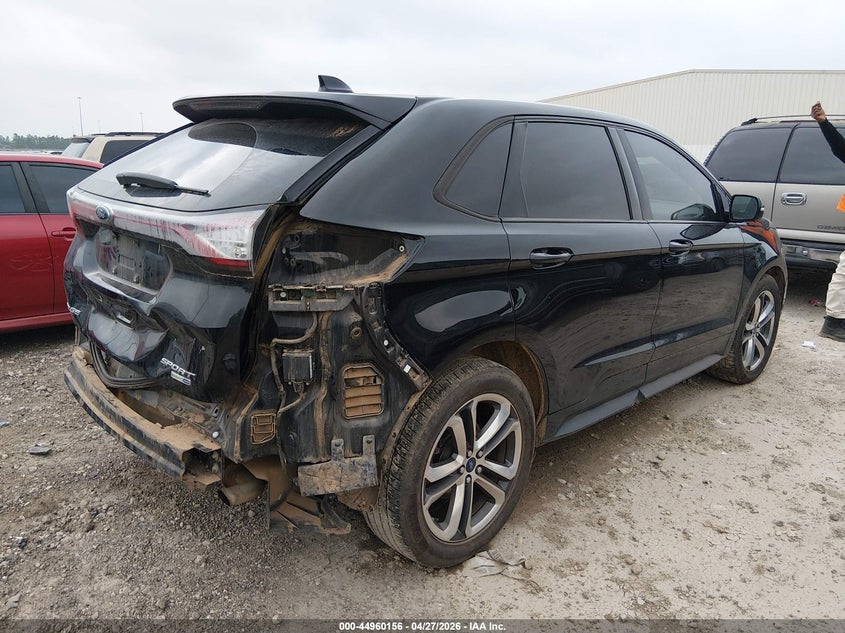2018 Ford Edge VIN 2FMPK4AP1JBC62553 IAAI salvage auction — REAR END, Original (Texas), sold $3,725 on 2026-07-09 (photo 4)