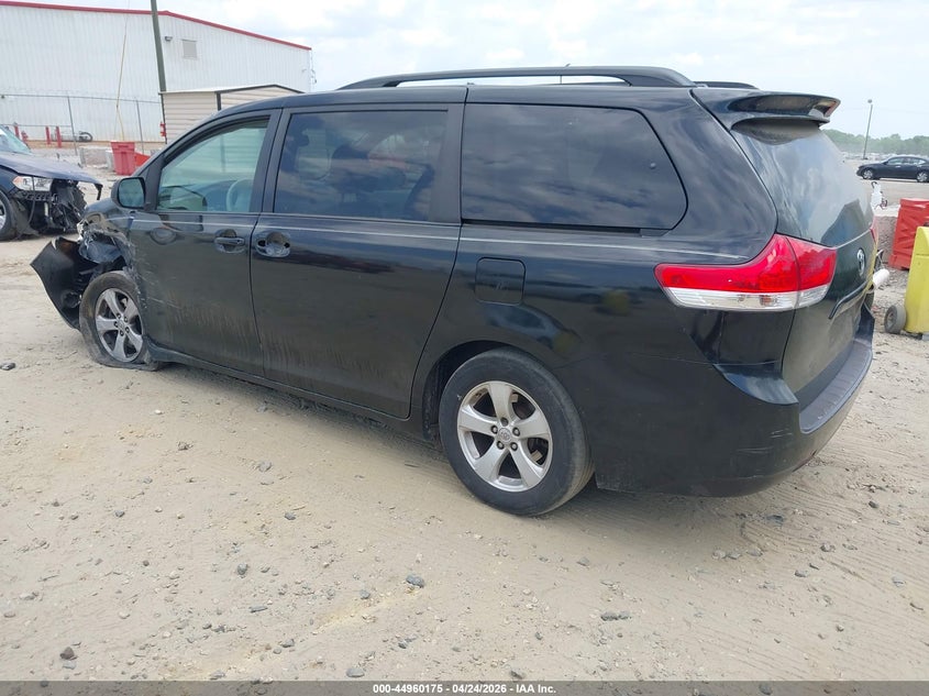 2011 Toyota Sienna VIN 5TDKK3DC6BS012369 IAAI salvage auction — LEFT FRONT, Salvage (Idaho), sold $1,300 on 2026-07-09 (photo 3)