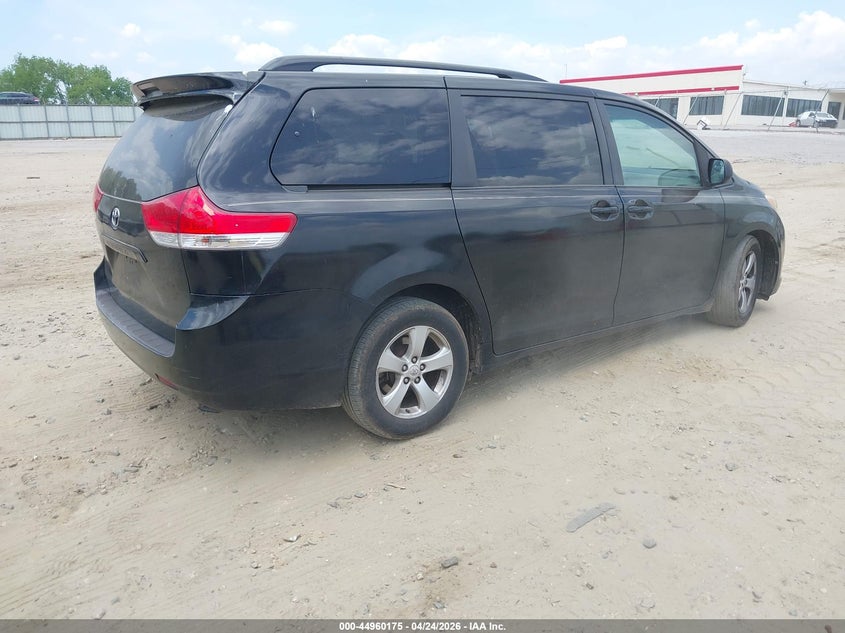 2011 Toyota Sienna VIN 5TDKK3DC6BS012369 IAAI salvage auction — LEFT FRONT, Salvage (Idaho), sold $1,300 on 2026-07-09 (photo 4)