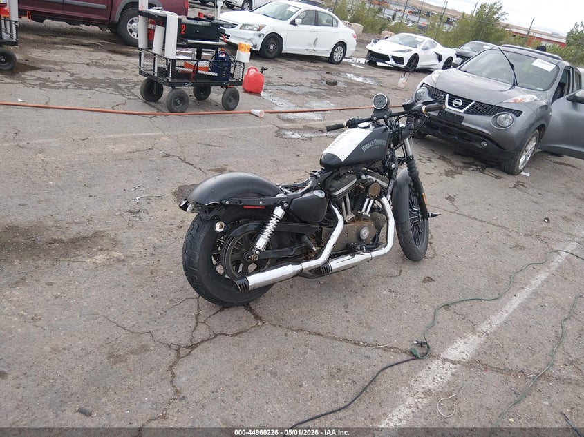 2015 Harley-davidson Iron VIN 1HD4LE219FC435701 IAAI salvage auction — REAR END, Salvage (New Mexico), sold $1,125 on 2026-07-07 (photo 4)