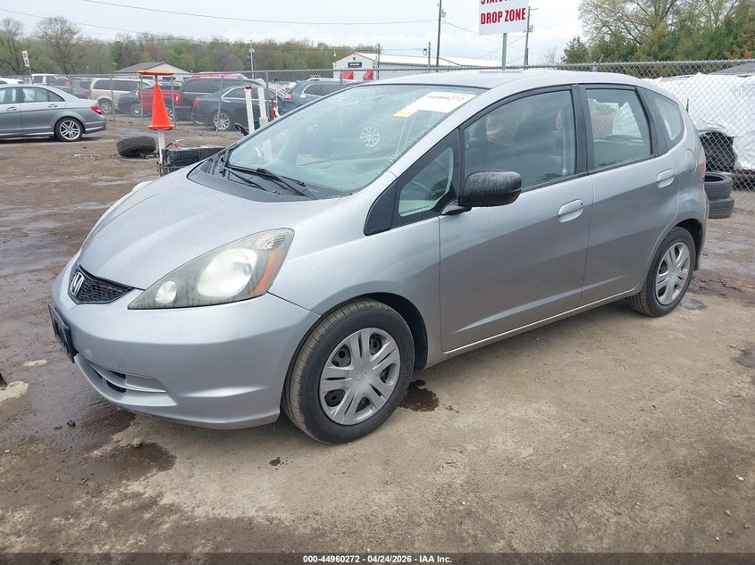 2010 Honda Fit VIN JHMGE8H27AC034908 IAAI salvage auction — RIGHT SIDE, Salvage (Illinois), sold $350 on 2026-07-14 (photo 2)