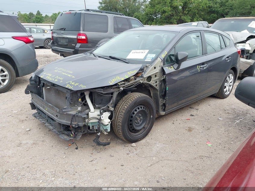 2019 Subaru Impreza VIN 4S3GTAA65K3735606 IAAI salvage auction — LEFT FRONT, Original (Texas), sold $1,825 on 2026-07-09 (photo 2)