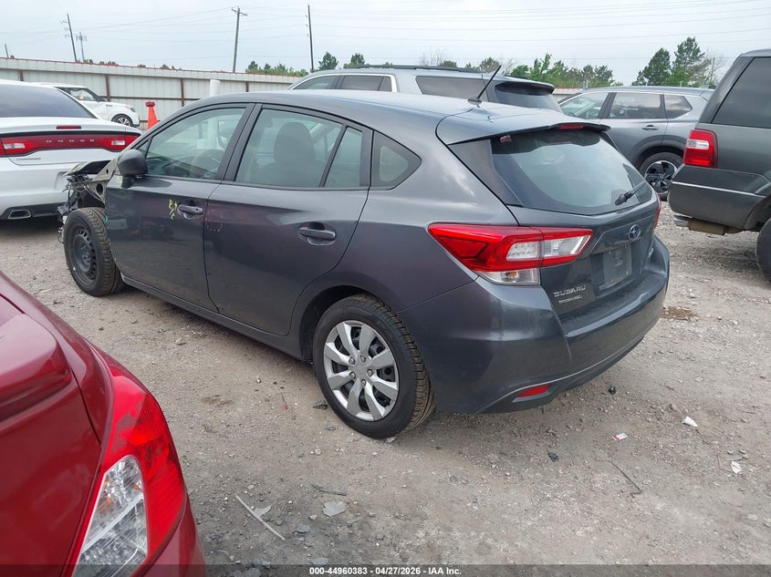 2019 Subaru Impreza VIN 4S3GTAA65K3735606 IAAI salvage auction — LEFT FRONT, Original (Texas), sold $1,825 on 2026-07-09 (photo 3)