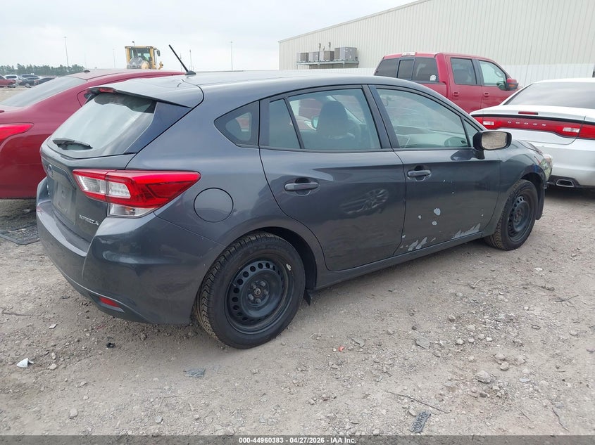 2019 Subaru Impreza VIN 4S3GTAA65K3735606 IAAI salvage auction — LEFT FRONT, Original (Texas), sold $1,825 on 2026-07-09 (photo 4)