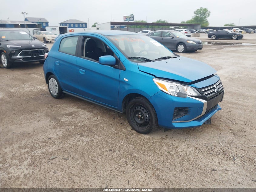 2024 Mitsubishi Mirage VIN ML32AUHJ0RH037819 IAAI salvage auction — FRONT END, Original (Texas), sold $3,800 on 2026-07-08 (photo 1)
