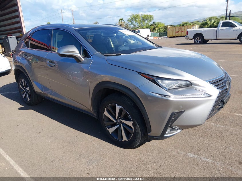 2019 Lexus Nx VIN JTJYARBZ9K2122845 IAAI salvage auction — LEFT SIDE, Clear (Hawaii), sold $8,100 on 2026-07-14 (photo 1)