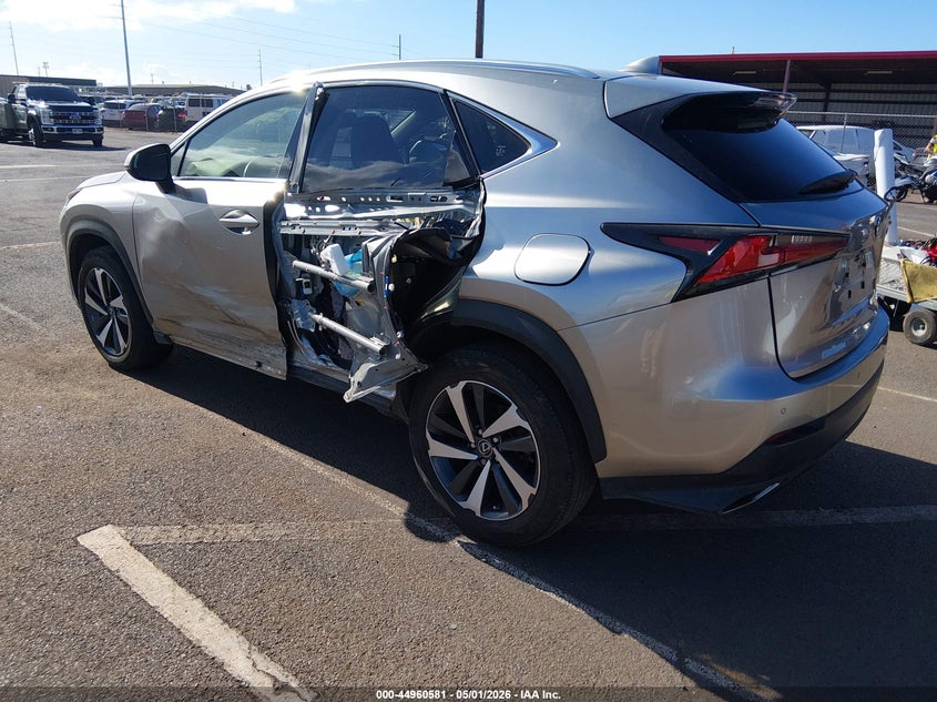 2019 Lexus Nx VIN JTJYARBZ9K2122845 IAAI salvage auction — LEFT SIDE, Clear (Hawaii), sold $8,100 on 2026-07-14 (photo 3)
