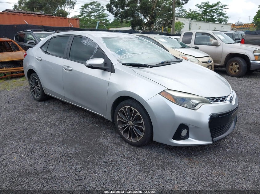 2015 Toyota Corolla VIN 5YFBURHEXFP290019 IAAI salvage auction — ROOF, Salvage (Hawaii), sold $375 on 2026-07-14 (photo 1)