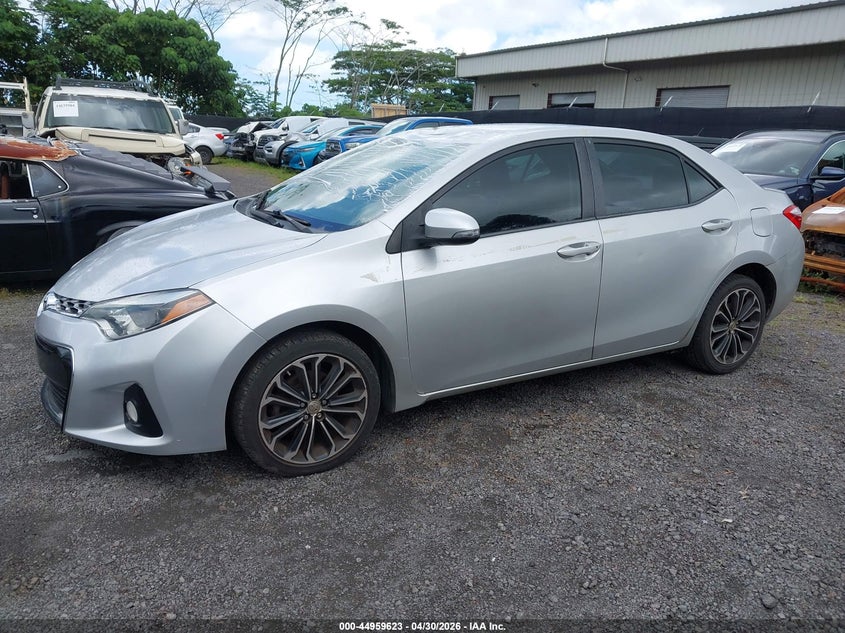 2015 Toyota Corolla VIN 5YFBURHEXFP290019 IAAI salvage auction — ROOF, Salvage (Hawaii), sold $375 on 2026-07-14 (photo 2)