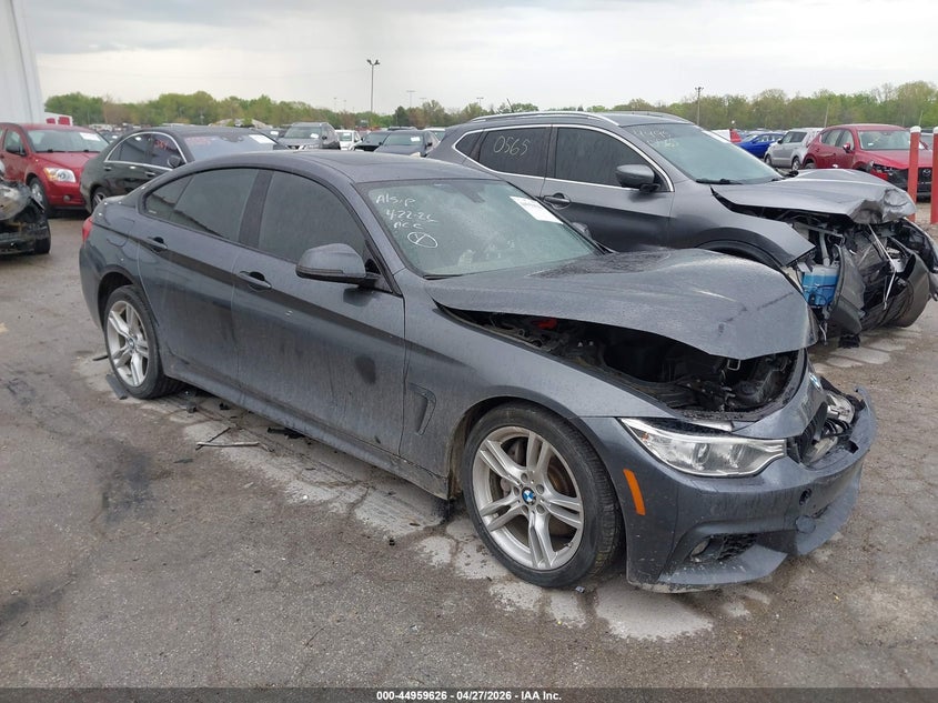 2016 BMW 4er VIN WBA4C9C57GG139254 IAAI salvage auction — FRONT END, Salvage (Illinois), sold $1,650 on 2026-07-14 (photo 1)