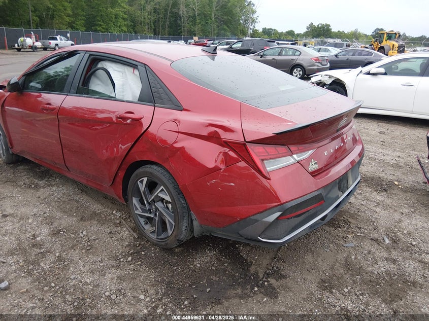 2025 Hyundai Elantra VIN KMHLM4DJ7SU150609 IAAI salvage auction — FRONT END, Salvage Title, sold $3,350 on 2026-07-29 (photo 3)