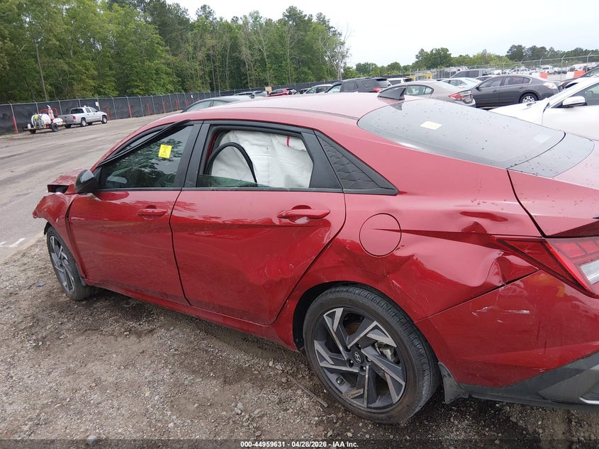 2025 Hyundai Elantra VIN KMHLM4DJ7SU150609 IAAI salvage auction — FRONT END, Salvage Title, sold $3,350 on 2026-07-29 (photo 6)